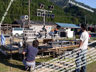 音響席仕込み写真